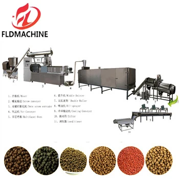 China factory high quality automatic floating fish feed making machine