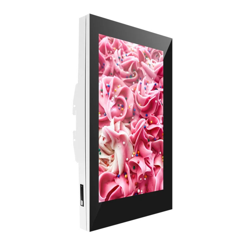 Factory 75 Inch Wall Mount Outdoor Totem Multimedia Digital Signage Kiosk IP65 Waterproof Outdoor Advertising Screen TV