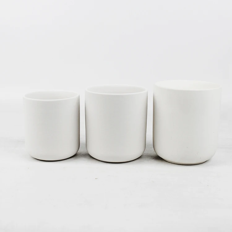 2022 OEM ODM Kerzenglas Wholesale Black White Luxury Ceramic Candle Jars With Lid And Boxes