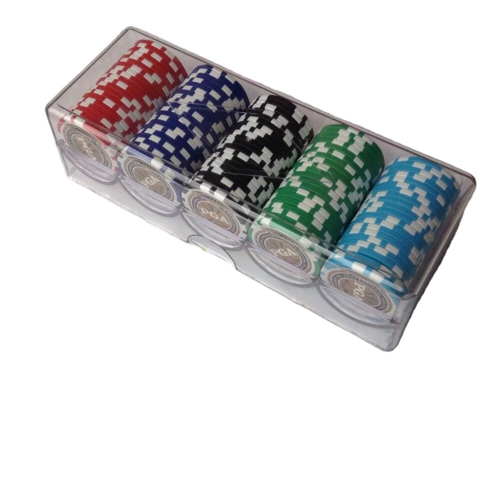 40 mm diameter 11.5 grams Custom logo full color printing on both side unique casino poker chips golf ball marker