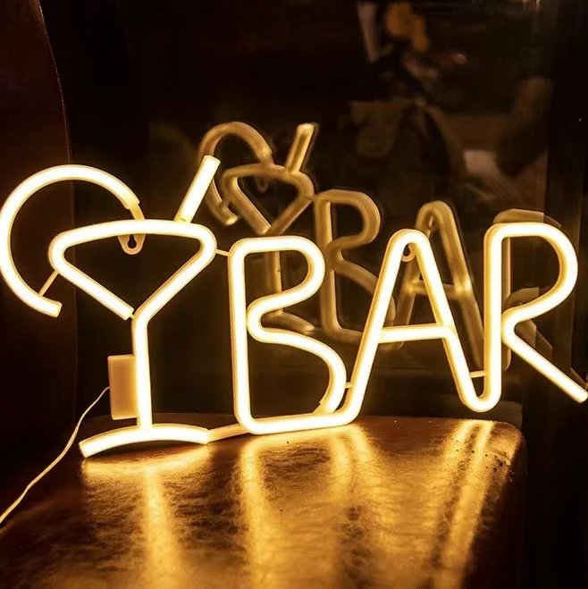 Atmosphere Bar Neon Light Customizationfashion attractive design led str led neon sign bar signs neon sign