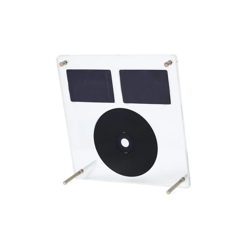 Transparent Vertical CD Disc Type Photo Card Holder K pop Idol Card Photo Frame display rack Acrylic Display Stand