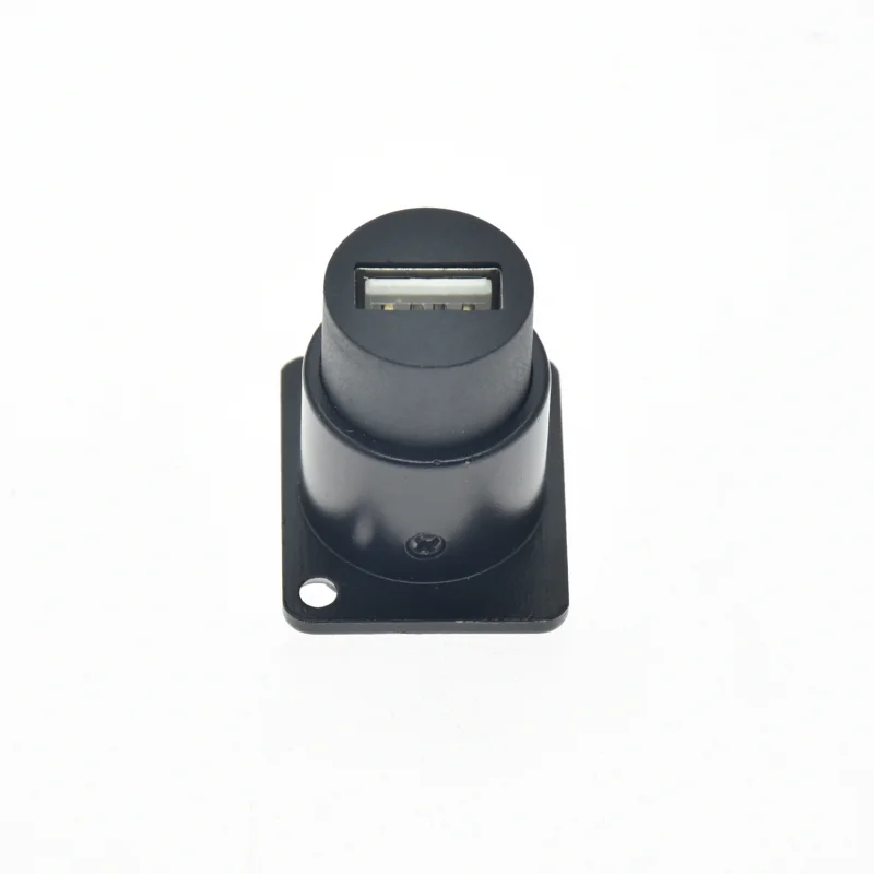 USB2.0 RJ45 Ethernet receptacle adapter IP67 waterproof power connector