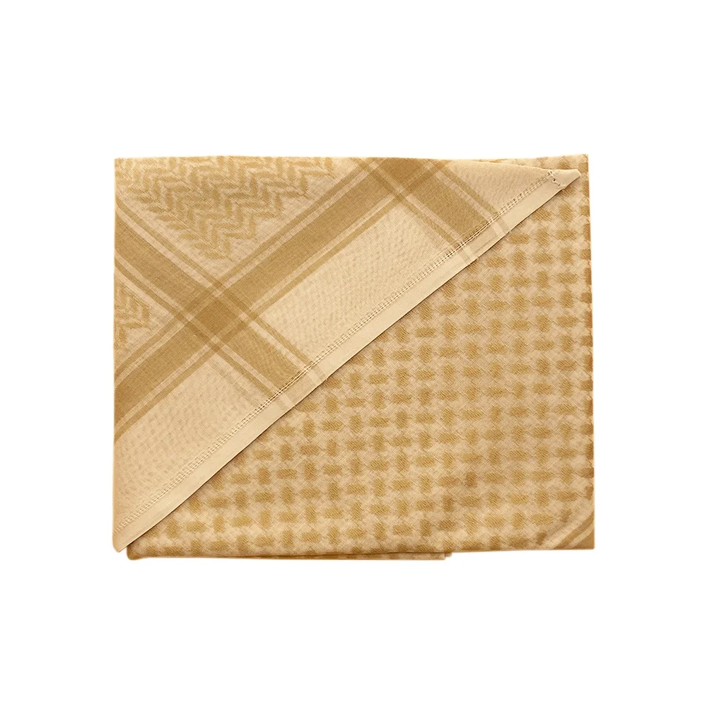 Comfortable fabric printing custom Saudi Arabia turban face towel sunscreen travel