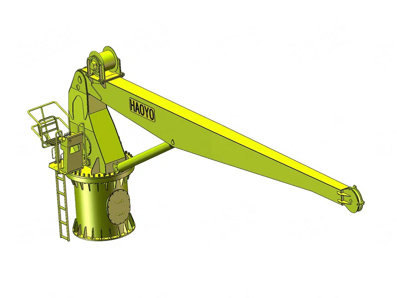 
Deck Hydraulic Stiff Boom Marine Crane For Sale 