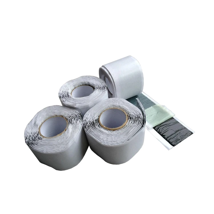 High tensile strength double sided butyl tape super strong aluminum butyl sealant rubber tape waterproof  for sealing