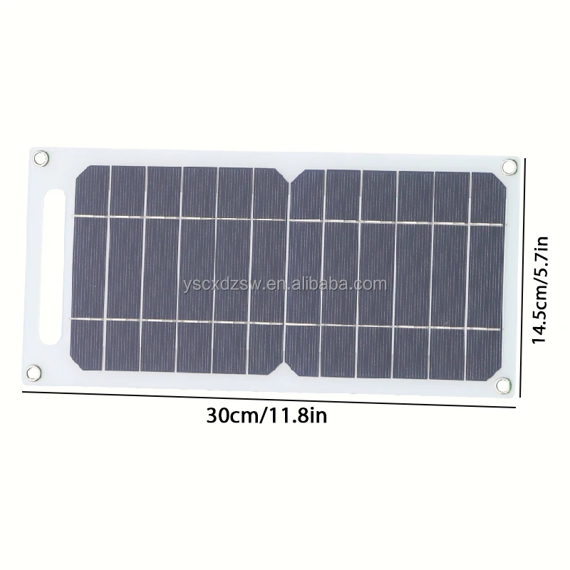 6W 5V Flexible Solar Panels For Mobile Phone Chargers And Outdoor Solar Kits Solar Panel Monocrystalline Photovoltaic Panel