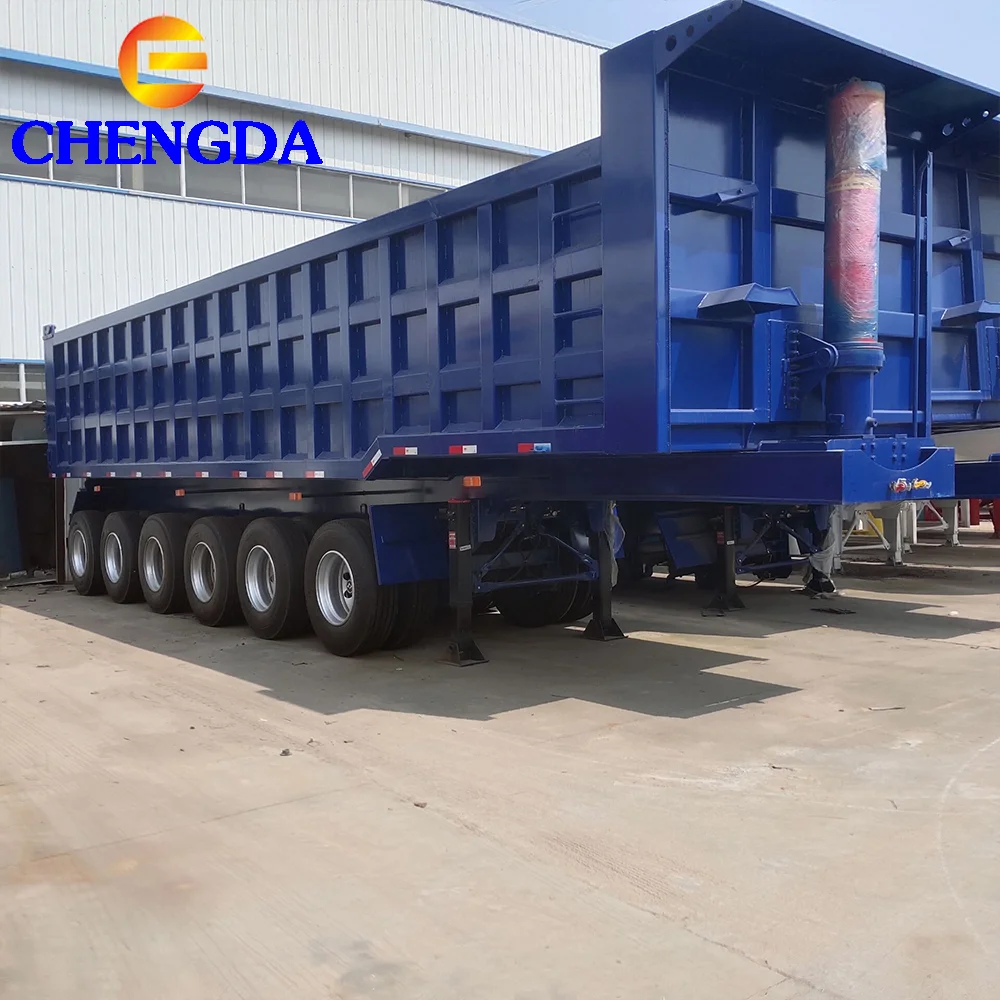 Construction Dump Trailer Roll Off Dump Trailer 7x14 Trailer for Sale Japan China in UK JAC Dump Truck