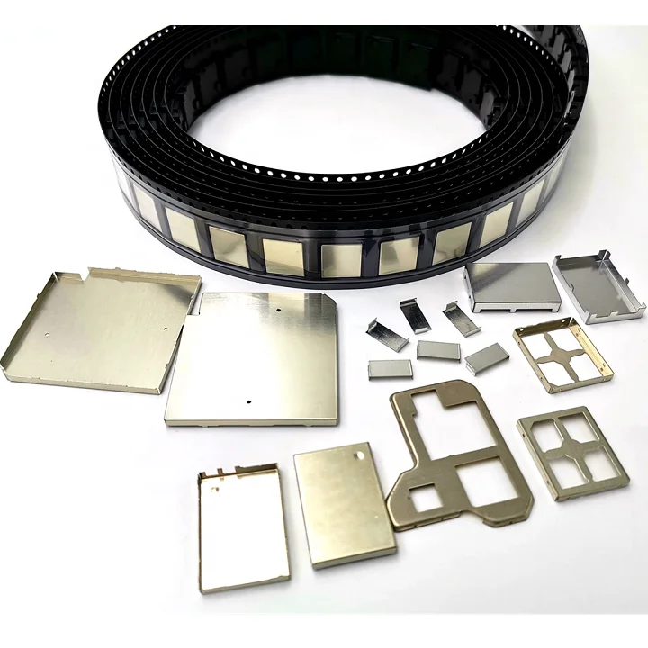 Custom metal stamping emi rf EMC shield tinplate shield cover EMI shield can