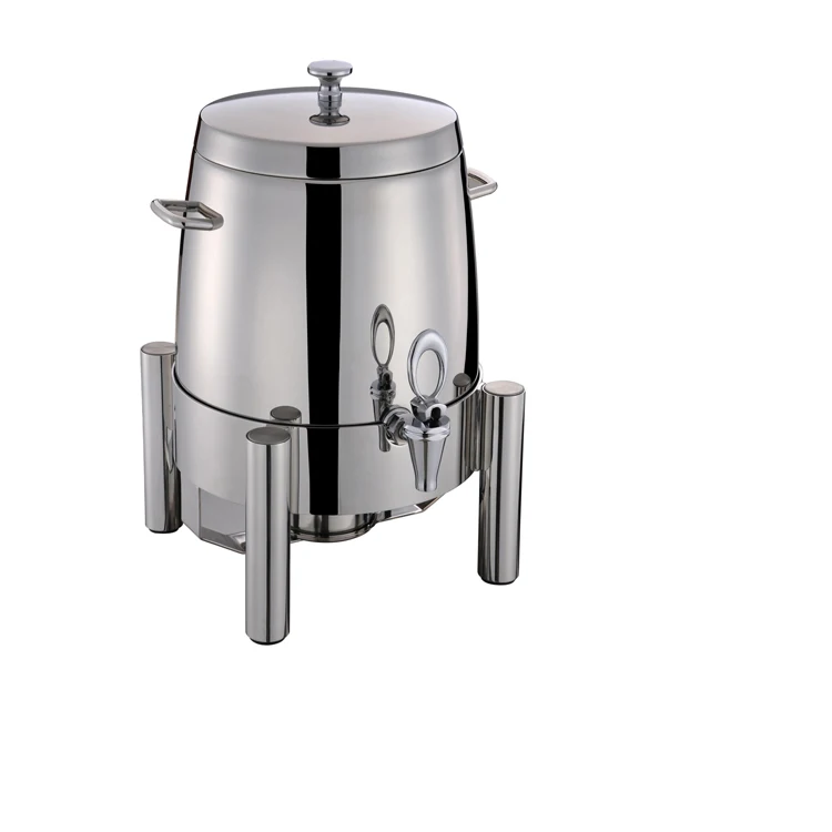 2021 Factory supply stainless steel coffee urn milk soft drink beverage dispenser Hotel buffet ware food warmer for restaurant