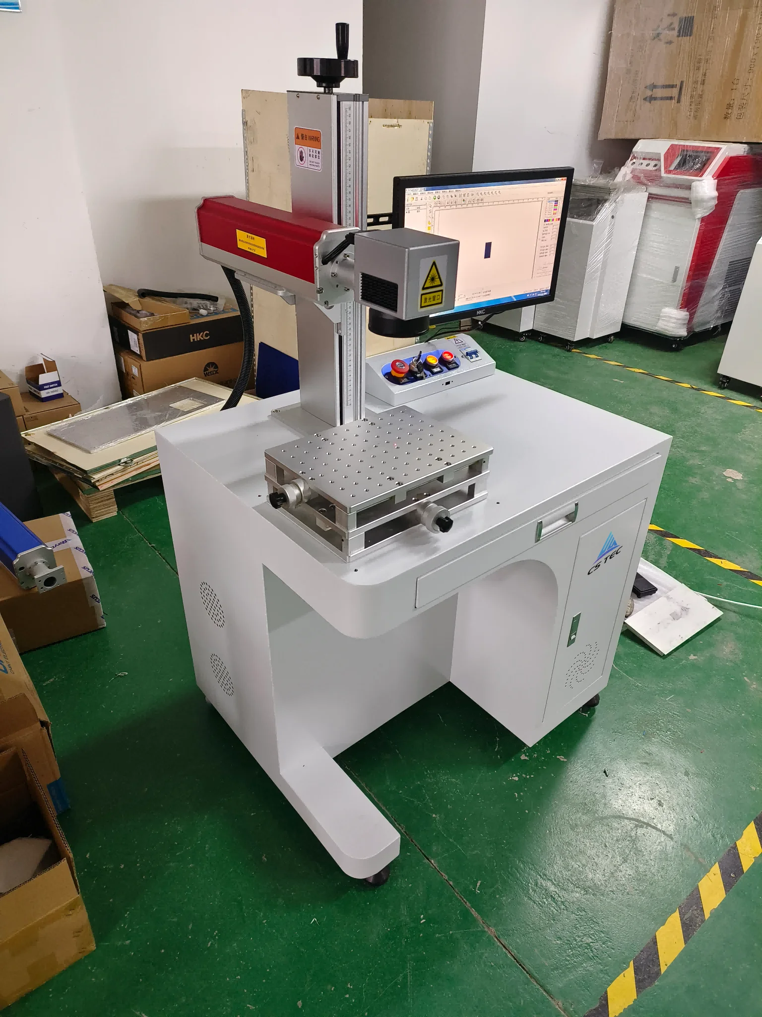 20W 30W 50W 100w deep engraving mopa color ipg metal steel 3d fiber laser marking machine price