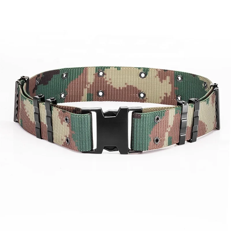 Adjustable Belt  Combat Belt for Outdoor Activity  Hiking Camping Tactical Nylon  Belt