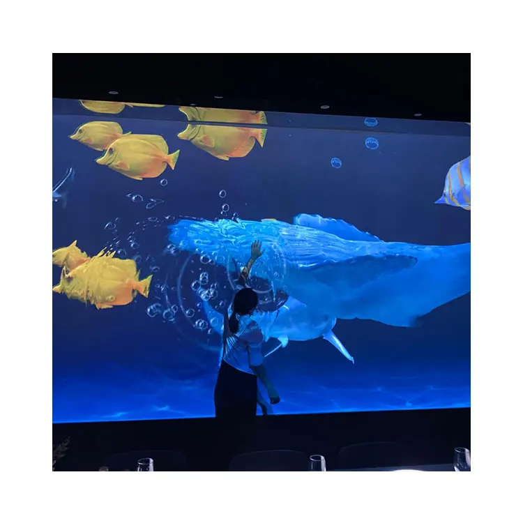 Interactive Projection Installation 3D Dynamic Virtual Room Digital Art Indoor Wall Mapping Floor Magic
