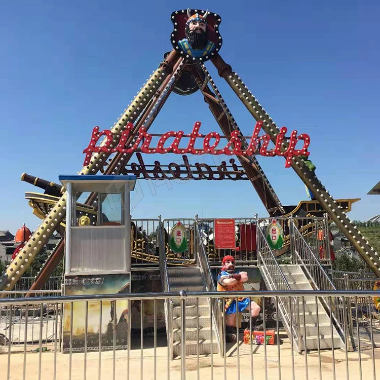 Hot Sale FRP Pirate Ship 24seats Fiberglass Ships Amusement Park Ride for