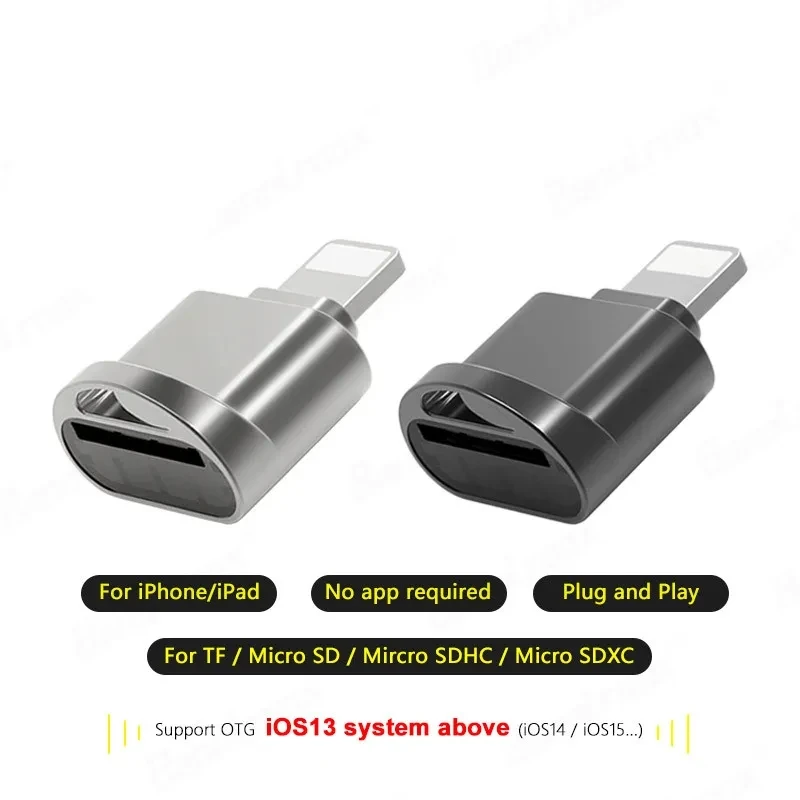 Android  for i-phone TF card reader metal usb3.0 high speed tachograph OTG store photo memory