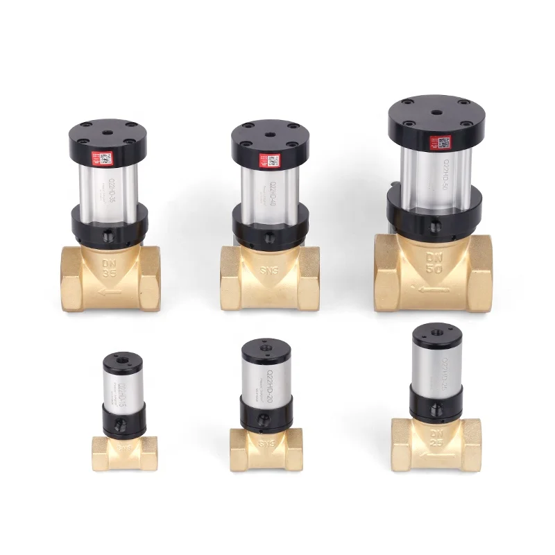 SNS Q22HD Series two position two way copper pneumatic air control cut-off valve