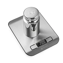 
Small Backlit Stainless Steel Battery Power Supply Digital Kitchen Weight Scale 