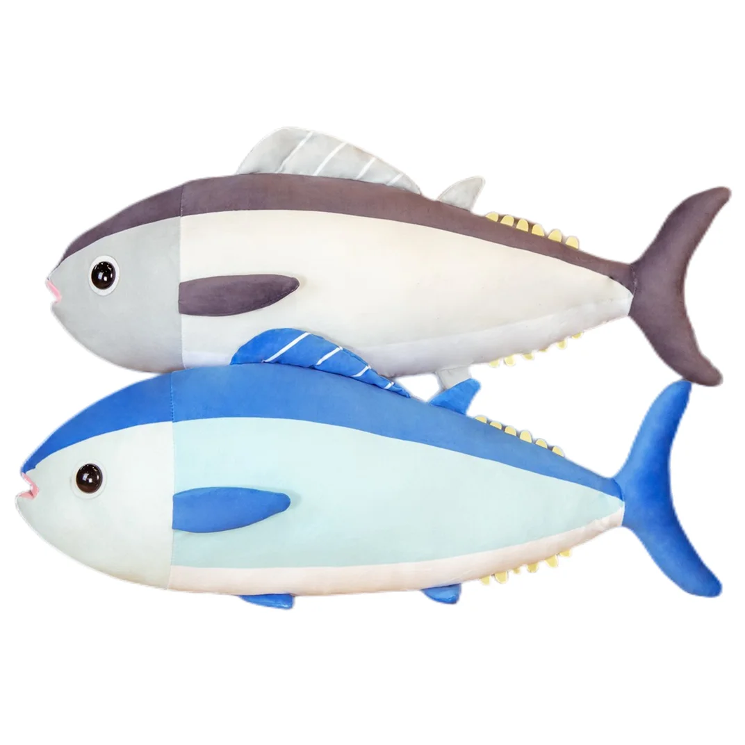 Wholesale Hot Selling Stuffed Marine Animals Toy 65 cm Bluefin Tuna Fish Soft Plush Toy