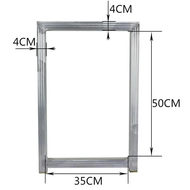 
Best selling cheap aluminum alloy serigraphy screen printing frame with mesh 