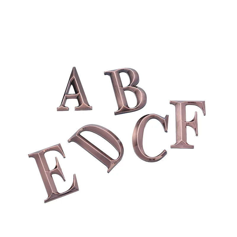 Красивый дешевый логотип на заказ, номер двери отеля, логотип на заказ, металлический налет, буквы, номера дома для отеля