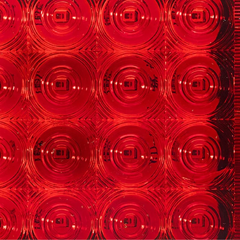 24V Red Yellow White Waterproof Tail Light Truck Rear Lamp 46LED For Microtruck Tail Light