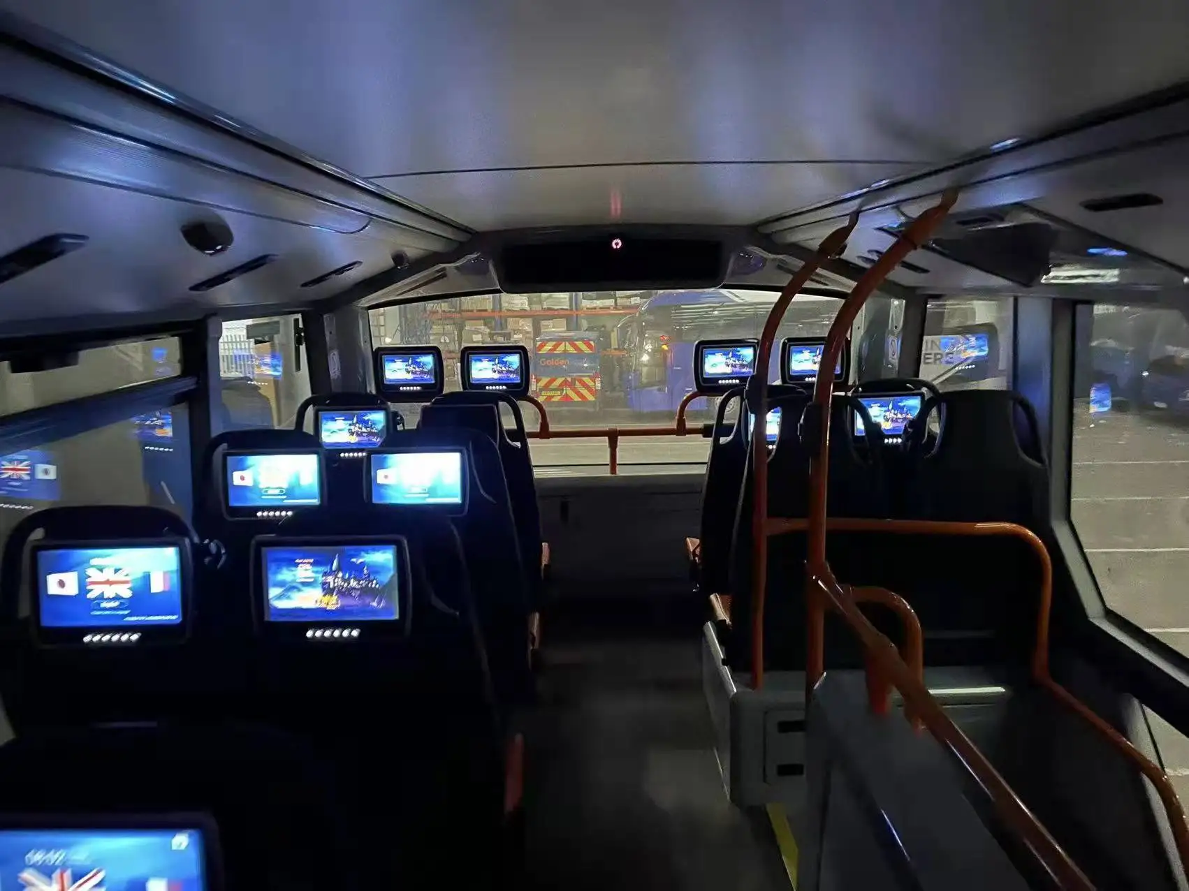 2023 новая 10,1 автобусная развлекательная система in-coach аудио и видео система