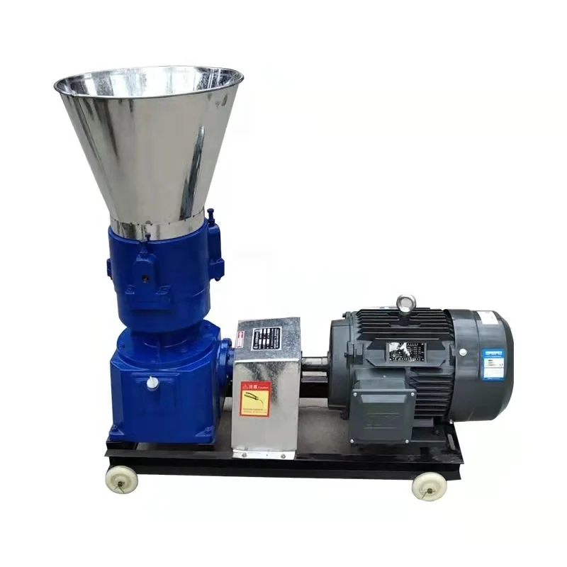 Small Poultry Feed Pellet Making Machine / Animal Feed Processing Machines / Chicken Feed Production