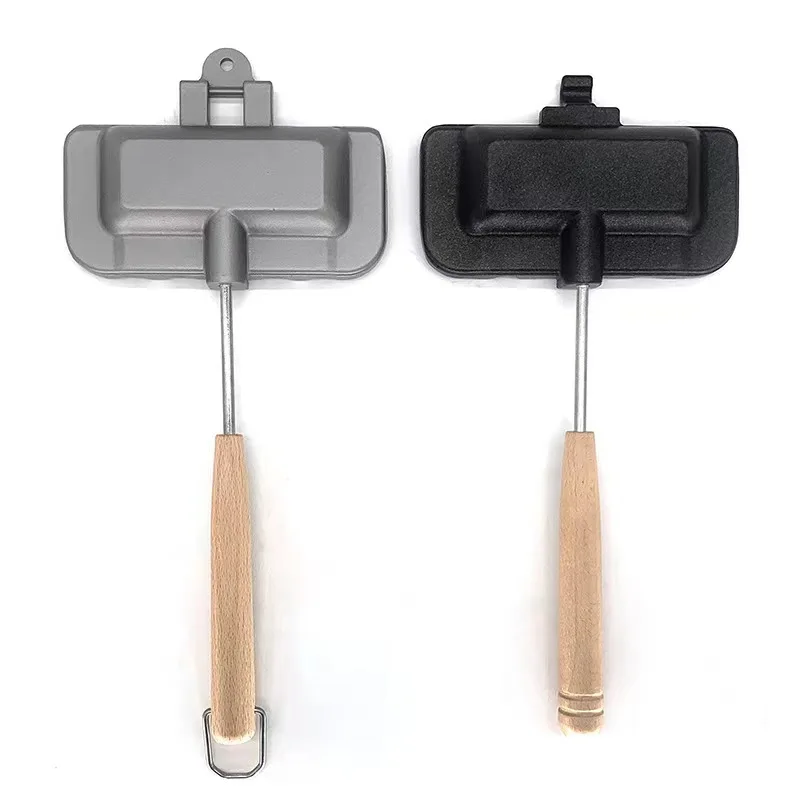 Sandwich Maker, Double Sided Frying Pan, Flip Grill Pan for Breakfast Pancakes Hot Dog Toaster