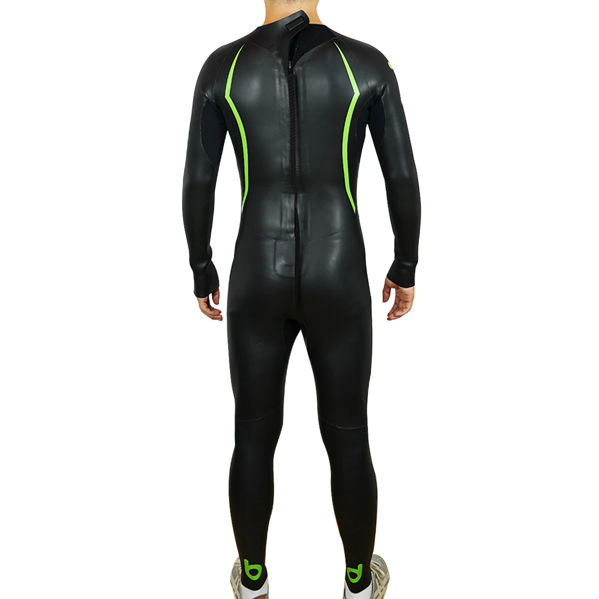 Custom logo color 100% CR smooth skin laminated swimming triathlon wetsuit more buoyancy man 3mm surfing wetsuit diving