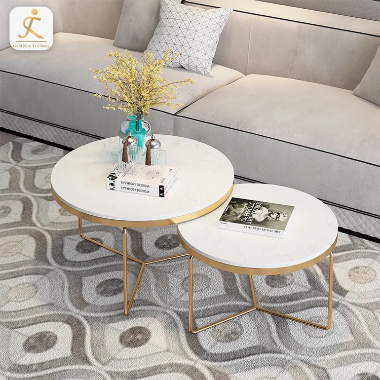 Современный журнальный столик из нержавеющей стали, золотистый чайный столик с мраморной поверхностью, центральный столик из нержавеющей стали с ножками для гостиной