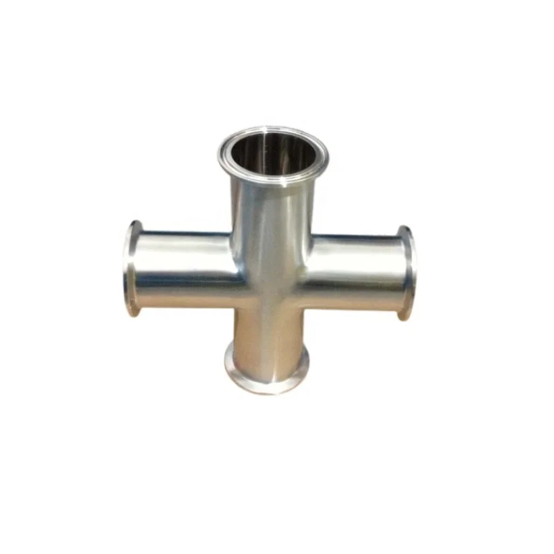 
stainless steel sanitary clamps 4 ways food grade 4 way fitting cross clamp 4 ways 