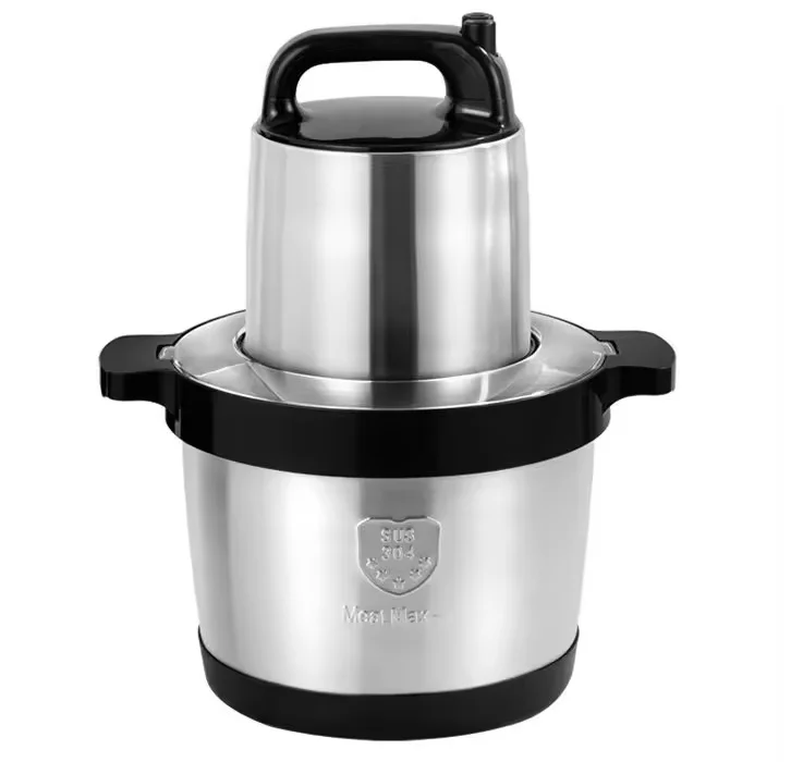 Electric meat grinder multifunctional stainless household food chopper machine mincer 6L meat grinder