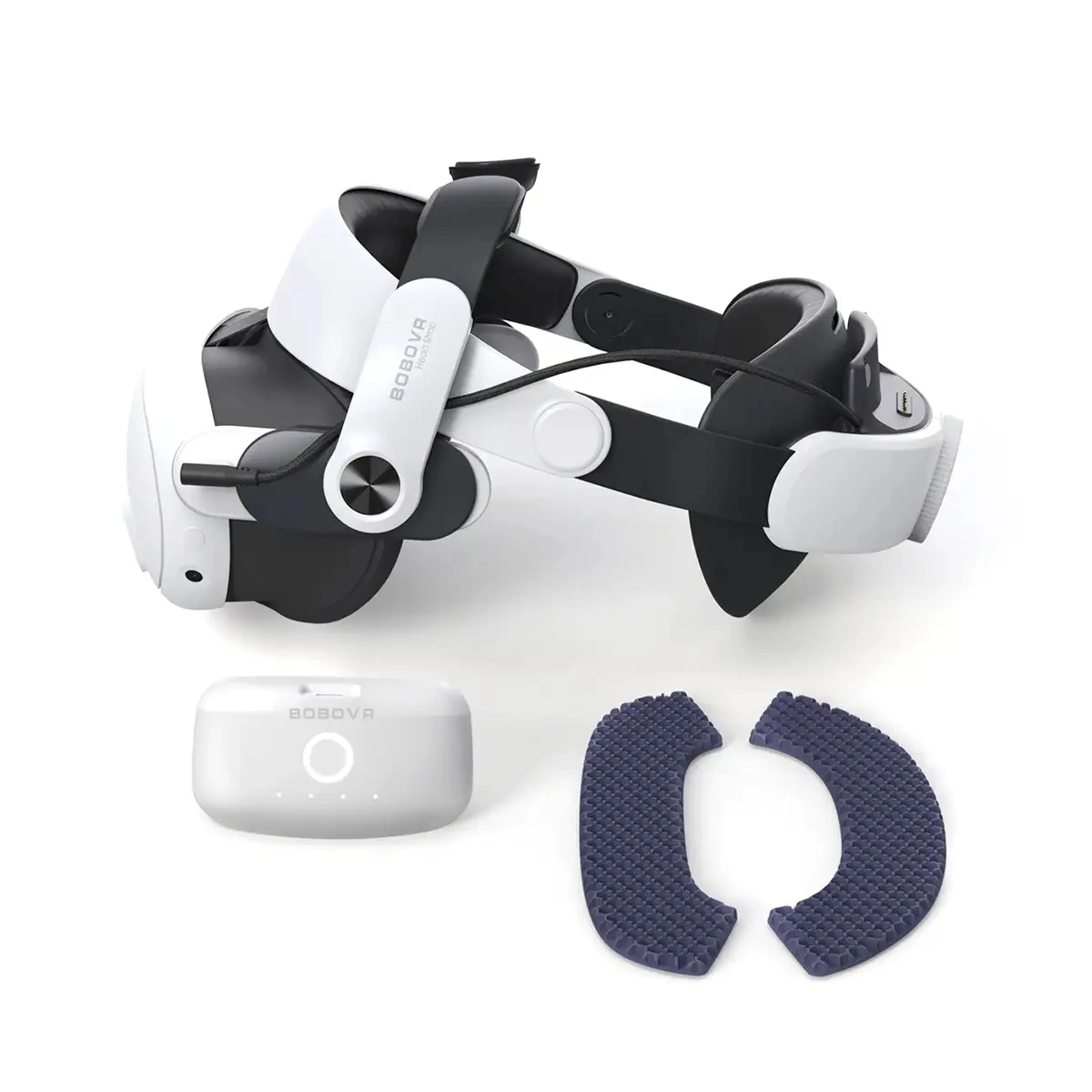 BOBOVR M3 Pro Head Strap Compatible with Qest3 Magnetic Battery Pack Elite Replacement Strap For Qest3 VR Accessories