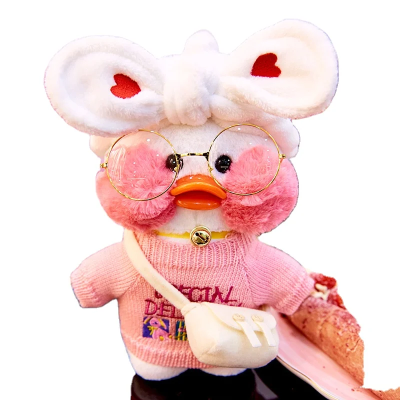 2022 30 см наряд, Одежда для кукол в стиле кафе, утка, маленькая Желтая утка, игрушки, мягкая плюшевая игрушка, резиновая утка, плюшевая игрушка