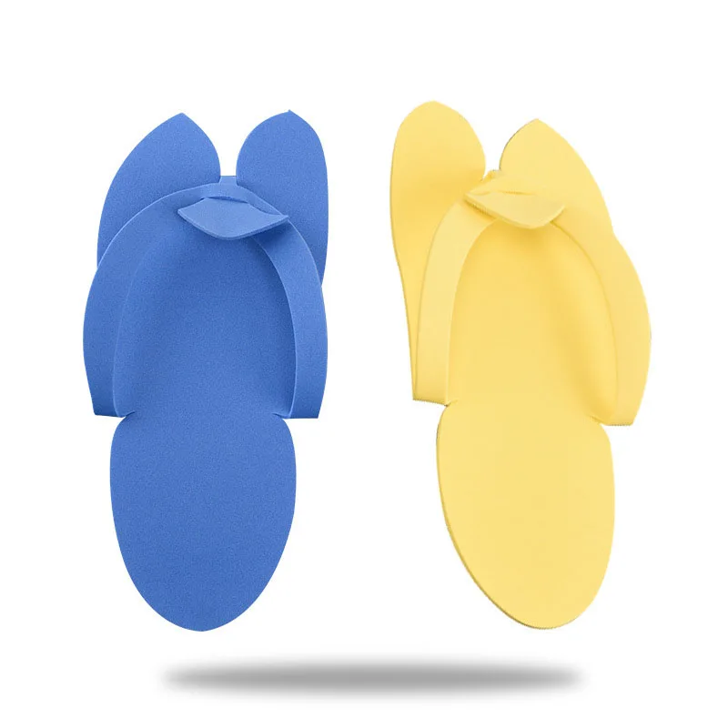 Wholesale EVA outsole material disposable slippers manicure slippers EVA hotel slippers indoor use flip flops