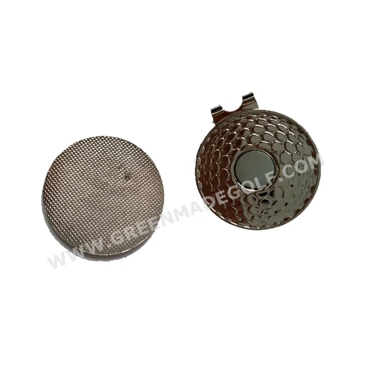 Magnetic disc golf ball marker 25mm metal custom golf ball markers