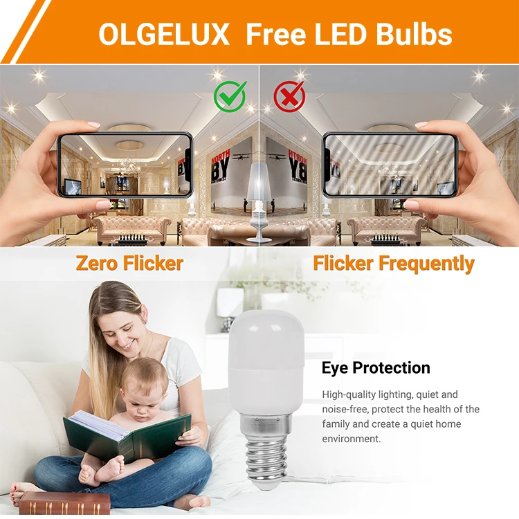 Competitive Price High Quality Indoor Lighting E14 Lampholder 2.5w 3.5w Led Bulb Lamp