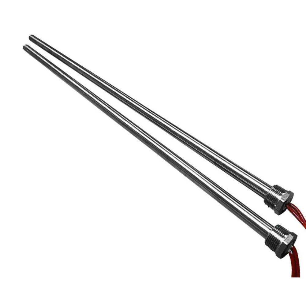 CE Certified Screw Plug Electric Cartridge Heat Rod 100 Watt 48V DC Water Heater Element With Thermostat