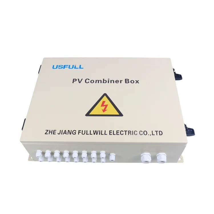 USFULL PV Combiner Box IP66 CE/IEC Solar Cabinet 18ways with 15A fuse 1000Volt