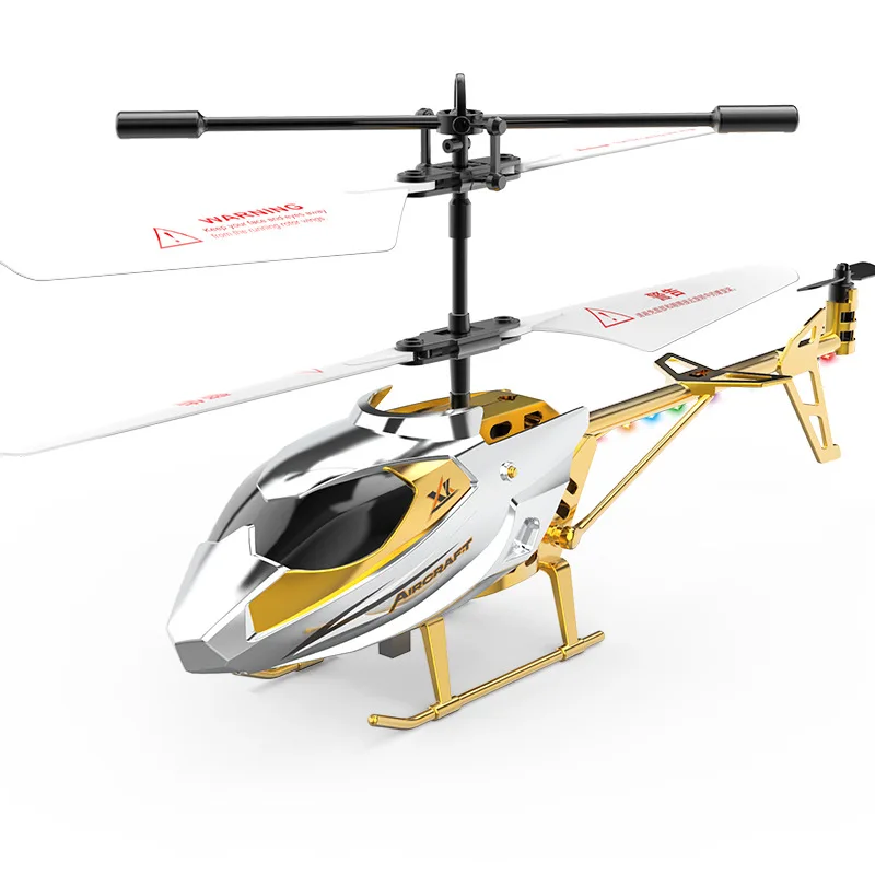 fall prevention remote control flying airplane rc helicopter toys with light and USB charging cable
