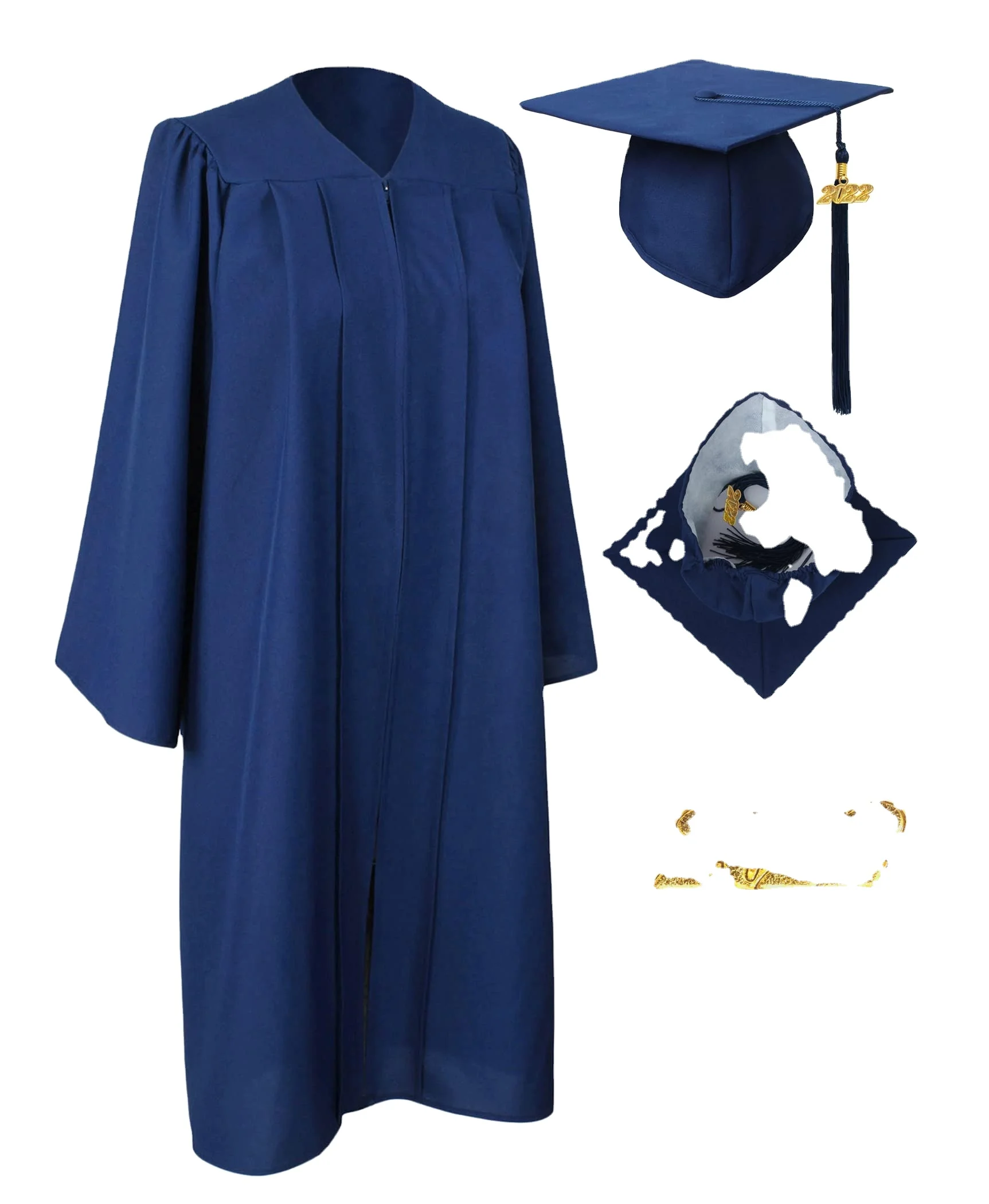 Customized Kids High Quality School Graduation Gown And Hat Uniform Children Preschool Graduation Gown Uniforms For Kindergarten