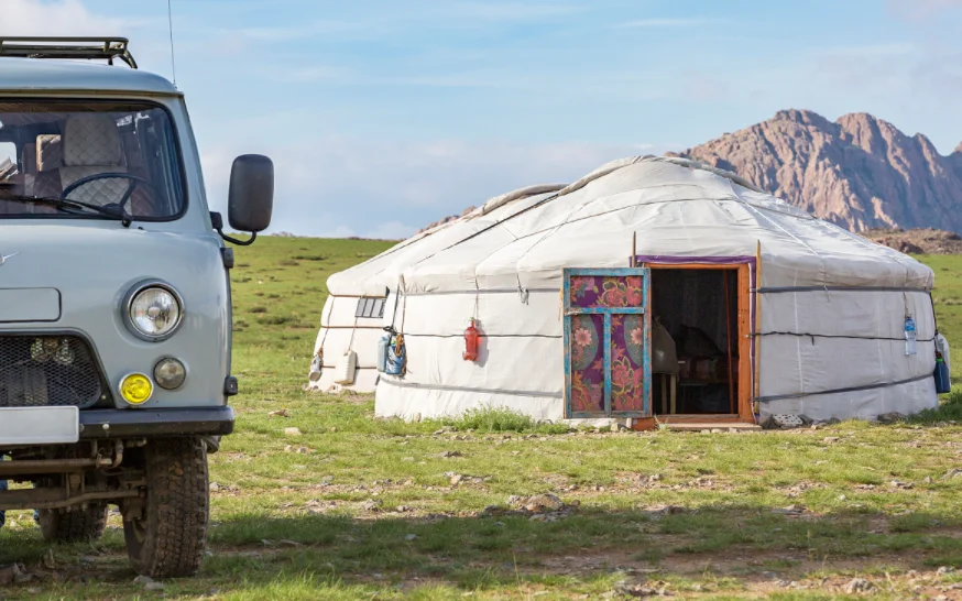 Aluminium bamboo Mongolian Yurt