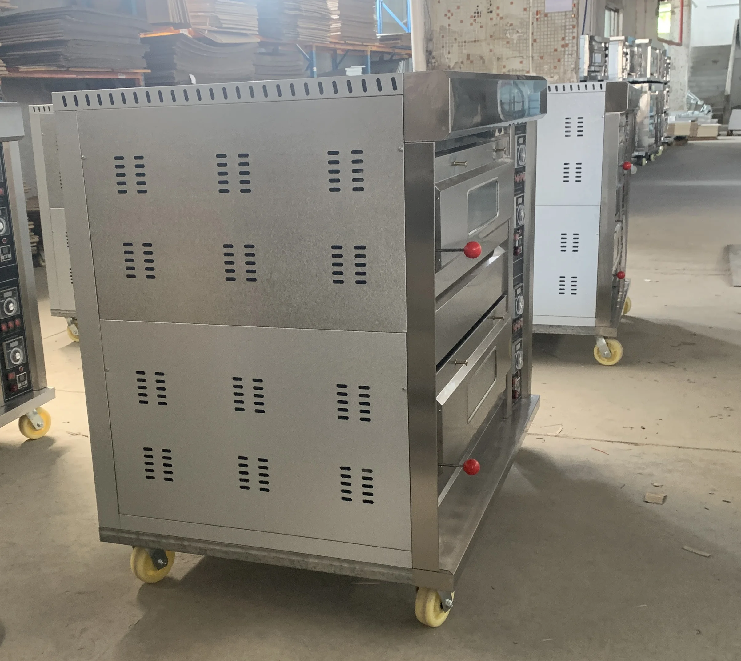 GRT-40Q Коммерческая двухэтажная печь для выпечки хлеба газовая пекарня