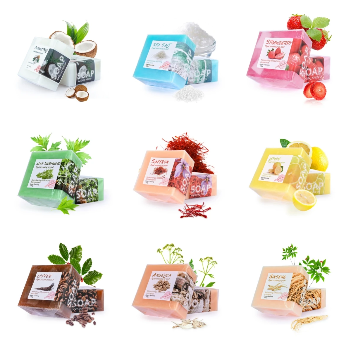 2023 Hotsale China Professional Manufacturer Black Bamboo acne soap for all skin type health soap custom logo soap