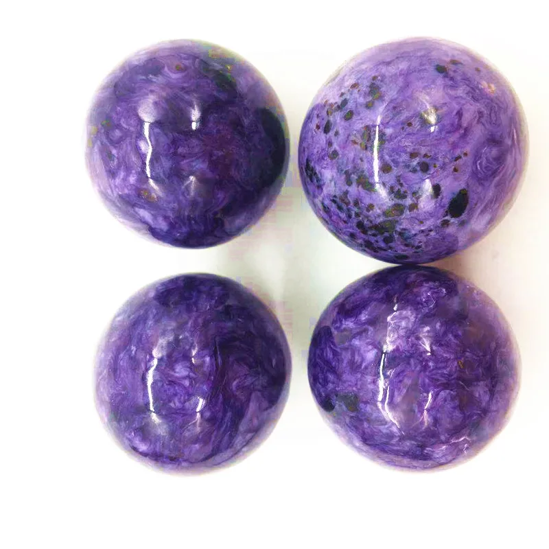 wholesale healing stone charoite sphere purple dragon crystal ball for gift