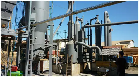200KW wood chips/rice husk biomass gasifier/gasification power generation system