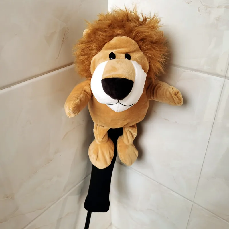 animal design lion tiger monkey 1# driver wood golf club headcover