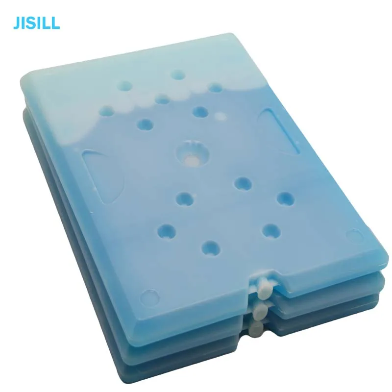 1800ml Durable PE Plastic Rigid Gel Ice Pack Cooler Thermal Insulated Eutectic Plate for Cold Food Storage