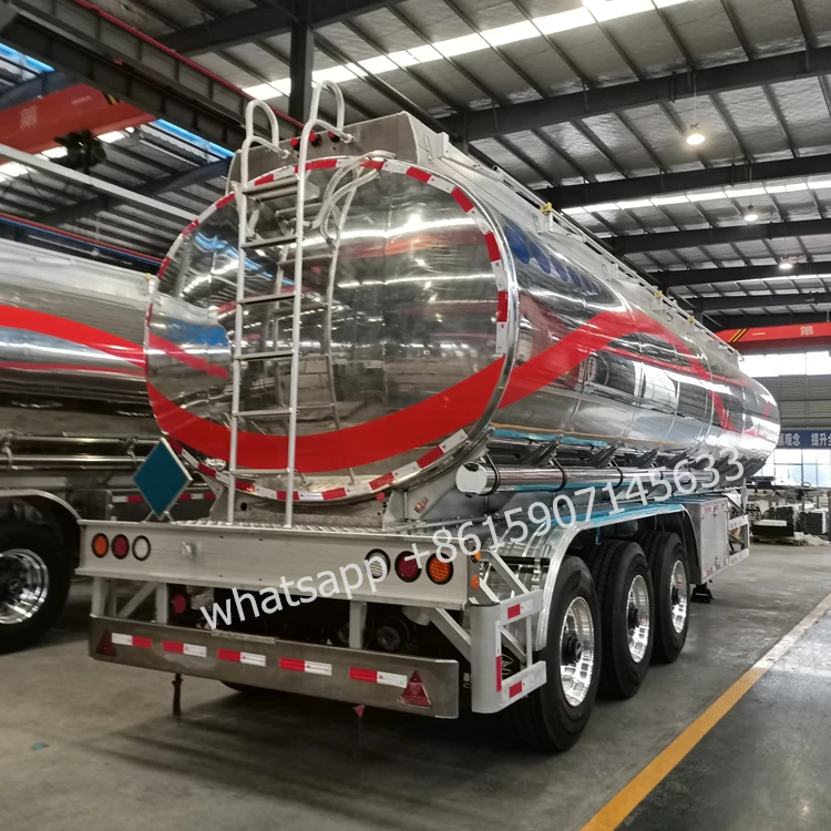 38000liters 42000liters 43000liters Aluminum Fuel Tank Truck Semi Trailer manufacture