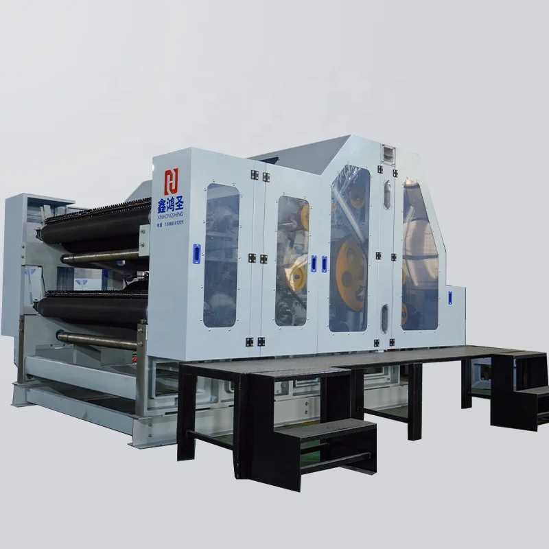 new type non woven polyester fiber scouring pad spay chemical bonding production line for abrasives materials